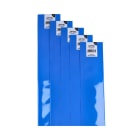 ALPHA ELETTRONICA - Guaina termorestringente per pacchi batterie - Restringimento 2:1 - ø38mm - Piatta 63mm - Blu - 1m