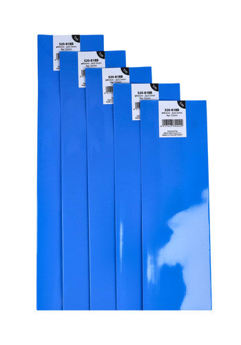 ALPHA ELETTRONICA - Guaina termorestringente per pacchi batterie - Restringimento 2:1 - ø45mm - Piatta 72mm - Blu - 1m