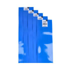 ALPHA ELETTRONICA - Guaina termorestringente per pacchi batterie - Restringimento 2:1 - ø52mm - Piatta 85mm - Blu - 1m