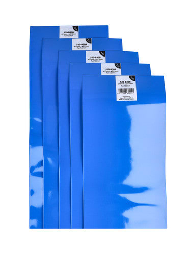 ALPHA ELETTRONICA - Guaina termorestringente per pacchi batterie - Restringimento 2:1 - ø75mm - Piatta 122mm - Blu - 1m