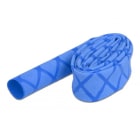 ALPHA ELETTRONICA - Guaina termorestringente antiscivolo - Restringimento 2:1 - ø15mm - Blu - 1m