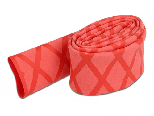 ALPHA ELETTRONICA - Guaina termorestringente antiscivolo - Restringimento 2:1 - ø20mm - Rosso - 1m