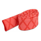ALPHA ELETTRONICA - Guaina termorestringente antiscivolo - Restringimento 2:1 - ø20mm - Rosso - 1m