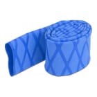 ALPHA ELETTRONICA - Guaina termorestringente antiscivolo - Restringimento 2:1 - ø30mm - Blu - 1m