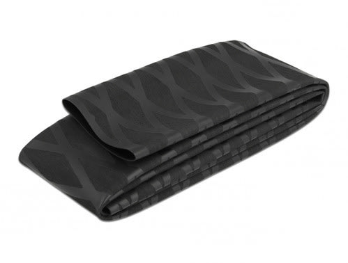 ALPHA ELETTRONICA - Guaina termorestringente antiscivolo - Restringimento 2:1 - ø40mm - Nero - 1m