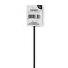 ALPHA ELETTRONICA - Guaina termorestringente - Poliolefina - Restringimento 2:1 - ø1,6mm - Nera - 1m 520-M02