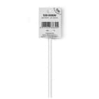 ALPHA ELETTRONICA - Guaina termorestringente in polybag - Poliolefina - Restringimento 2:1 - ø2,4mm - Bianca - 1m