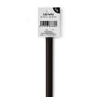 ALPHA ELETTRONICA - Guaina termorestringente - Poliolefina - Restringimento 2:1 - ø6,4mm - Nera - 1m