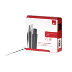 ALPHA ELETTRONICA - Guaina termorestringente in dispenser - Poliolefina - Restringimento 2:1 - ø1,6mm - Nera - 10m