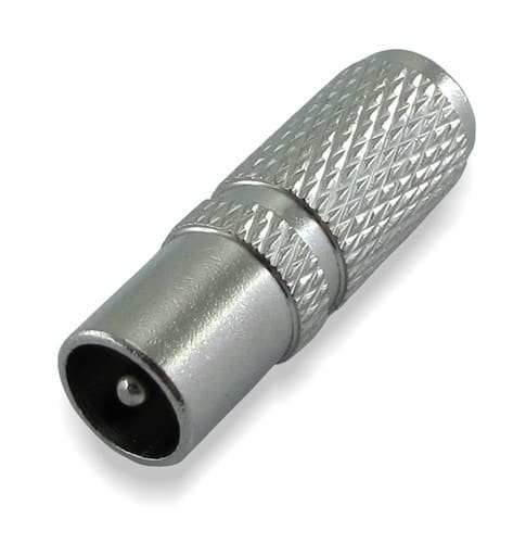 ALPHA ELETTRONICA - Spina coassiale per TV Ø9,5mm - ad avvitare - TWIST ON adatta per cavo ø5mm completamente schermata