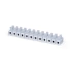 ALPHA ELETTRONICA - Morsetti "mammut" a vite adatto per cavi 2,5-6mm² - Stecca 12 poli