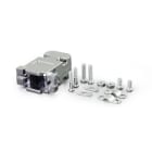 ALPHA ELETTRONICA - Calotta per connettori vaschetta D-Sub - DE-9/HD DE-15 - Adatta per cavo ø6,7mm