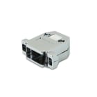 ALPHA ELETTRONICA - Calotta per connettori vaschetta D-Sub schermata- 15 poli - Adatta per cavo ø10,0mm