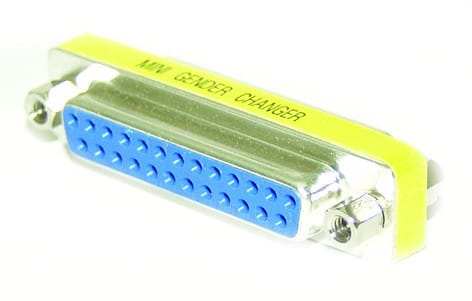 ALPHA ELETTRONICA - Adattatore da Femmina D-Sub 25 poli a Femmina D-Sub 25 poli