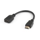 ALPHA ELETTRONICA - Adattatore da Spina HDMI® a Presa HDMI® - 20cm