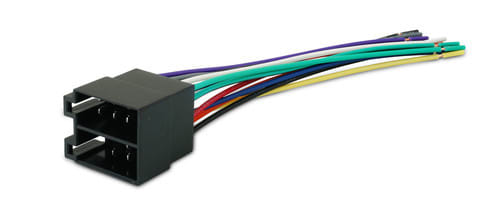 ALPHA ELETTRONICA - Connettori doppio contatti maschio ISO Autoradio/Speaker