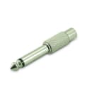 ALPHA ELETTRONICA - Adattatore da spina Jack Ø6,3mm Mono a presa RCA 70-325