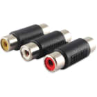 ALPHA ELETTRONICA - Adattatore da 3 prese RCA a 3 prese RCA