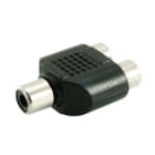 ALPHA ELETTRONICA - Adattatore da presa RCA a 2 prese RCA 70-840
