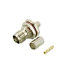 ALPHA ELETTRONICA - Presa TNC da pannello a crimpare adatta per cavo RG-59/U RG62/U RG210/U