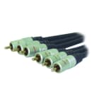 ALPHA ELETTRONICA - Cavo da spina RCA video,2 spine RCA Audio a spina RCA video,2 spine RCA Audio - 1,5m