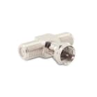 ALPHA ELETTRONICA - Adattatore a "T" da spina F a 2 prese F