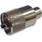 ALPHA ELETTRONICA - Spina UHF PL259 ridotta ad avvitare adatta per cavo RG-58 RG58A RG141A