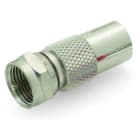 ALPHA ELETTRONICA - Adattatore da spina F a spina TV ø9,5mm 88-622