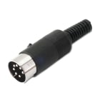 ALPHA ELETTRONICA - Spina schermata DIN 45329 - 7 poli