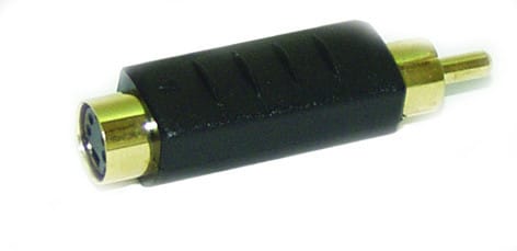 ALPHA ELETTRONICA - Adattatore da presa S-VHS a spina RCA