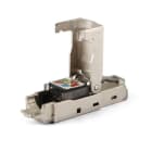 ALPHA ELETTRONICA - Spina modulare RJ45 8P8C Cat.6A Schermata - Contatti dorati - Per cavo rigido e flessibile - Chiusura a pressione