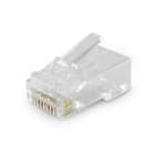 ALPHA ELETTRONICA - Spina RJ45 8P8C Cat.6A UTP AWG23-26 Passante - Contatti dorati 94-915/6A