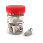 ALPHA ELETTRONICA - Spina RJ45 8P8C Cat.6A FTP AWG23 Passante - Contatti dorati 94-917/6AB