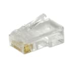 ALPHA ELETTRONICA - Spina RJ45 8P8C Cat.6 UTP AWG24-26 - Contatti dorati 94-918