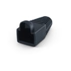 ALPHA ELETTRONICA - Copriconnettore per spina RJ45 ø6,5mm - Nero