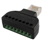 ALPHA ELETTRONICA - Adattatore da spina RJ45 8P8C a morsetto