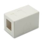 ALPHA ELETTRONICA - Box presa Keystone da parete - Singola - frutto non incluso