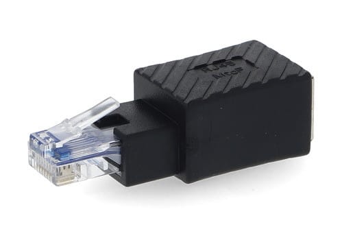 ALPHA ELETTRONICA - Adattatore dritto da spina RJ45 a presa RJ45