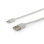 ALPHA ELETTRONICA - Cavo USB 2.0 da USB tipo-A maschio a USB Micro-B maschio - 0,48 Gbps - 1m - Bianco
