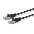 ALPHA ELETTRONICA - Cavo di rete Patch in Rame Cat. 5e Nero F/UTP 2m