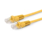 ALPHA ELETTRONICA - Cavo di rete Patch in Rame Cat. 5e Giallo U/UTP 0,5m