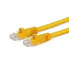 ALPHA ELETTRONICA - Cavo di rete Patch in Rame Cat. 6 Giallo U/UTP 10m
