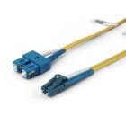 ALPHA ELETTRONICA - Bretelle fibra ottica SC/LC 9/125 OS2 Monomodali - 1m