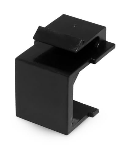 ALPHA ELETTRONICA - Tappo di chiusura per pannelli patch e keystone - nero