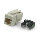 ALPHA ELETTRONICA - Presa Keystone 8P8C RJ45 non schermata - Cat.5e - UTP - Connessione 110 IDC - Bianco