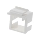 ALPHA ELETTRONICA - Adattatore keystone bianco per bussole fibra ottica SC/LC Simplex/Duplex