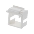 ALPHA ELETTRONICA - Adattatore keystone bianco per bussole fibra ottica SC/LC Simplex/Duplex
