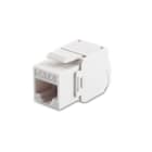 ALPHA ELETTRONICA - Presa Keystone 8P8C RJ45 non schermata - Cat.6 - UTP - Crimpaggio senza utensile - Bianca