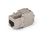 ALPHA ELETTRONICA - Presa Keystone 8P8C RJ45 schermata - Cat.6a - FTP - Crimpaggio senza utensile