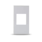 ALPHA ELETTRONICA - Adattatore keystone per placca AVE Banquise - Bianco